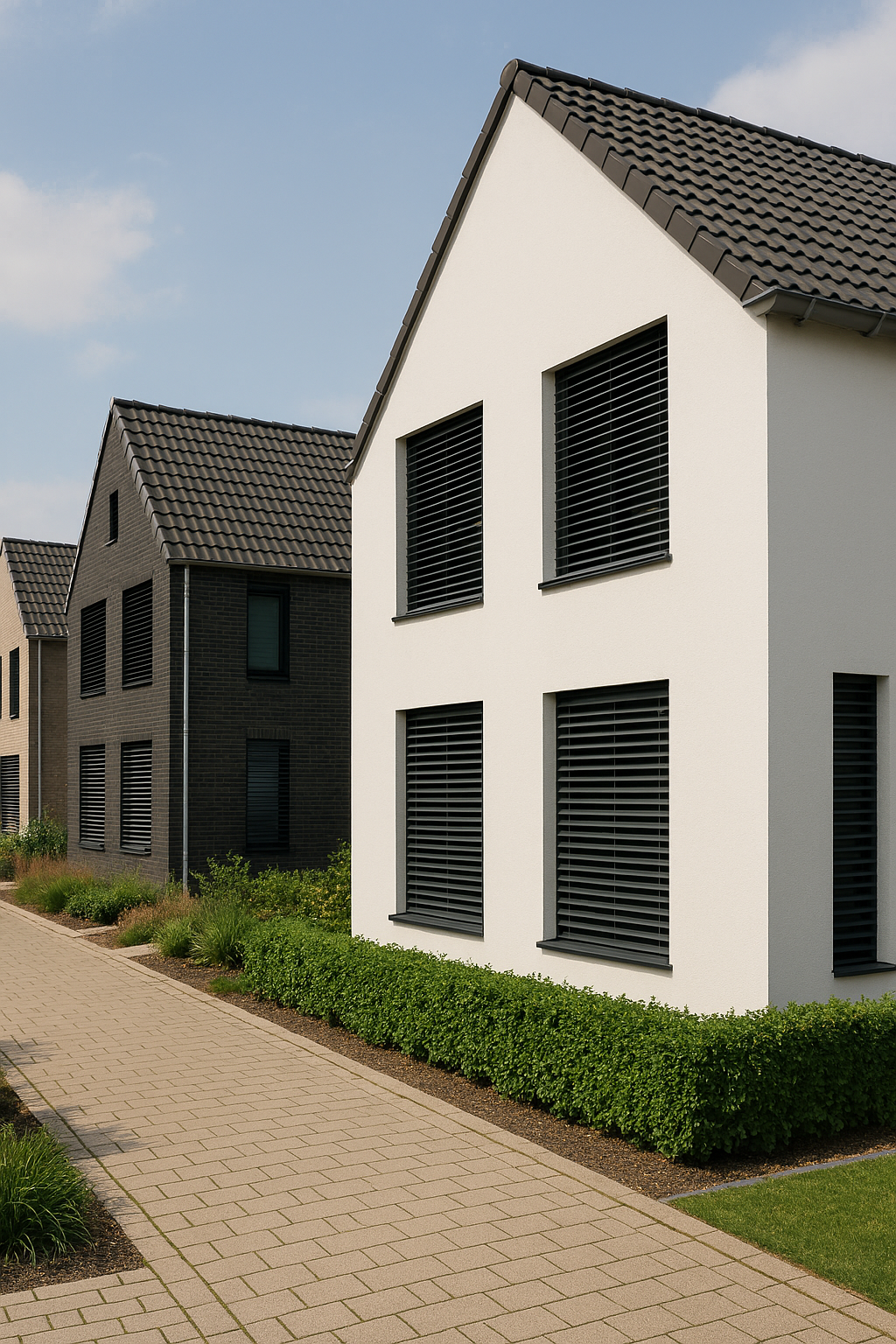 Project met Buitenjaloezieën in Benelux